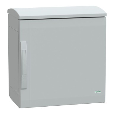 NSYPLAT553G - Floor standing polyester enclosure, Thalassa PLA, plain door, ventilated canopy, 500x500x320mm, IP44, IK10 - Schneider Electric - Floor standing polyester enclosure, Thalassa PLA, plain door, ventilated canopy, 500x500x320mm, IP44, IK10 - Schneider Electric - 0