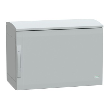 NSYPLAT574G - Floor standing polyester enclosure, Thalassa PLA, plain door, ventilated canopy, 500x750x420mm, IP44, IK10 - Schneider Electric - Floor standing polyester enclosure, Thalassa PLA, plain door, ventilated canopy, 500x750x420mm, IP44, IK10 - Schneider Electric - 0