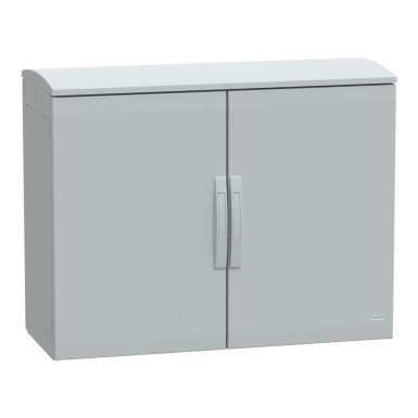 NSYPLAT7104G - Floor standing polyester enclosure, Thalassa PLA, plain door, ventilated canopy, 750x1000x420mm, IP44, IK10 - Schneider Electric - Floor standing polyester enclosure, Thalassa PLA, plain door, ventilated canopy, 750x1000x420mm, IP44, IK10 - Schneider Electric - 0