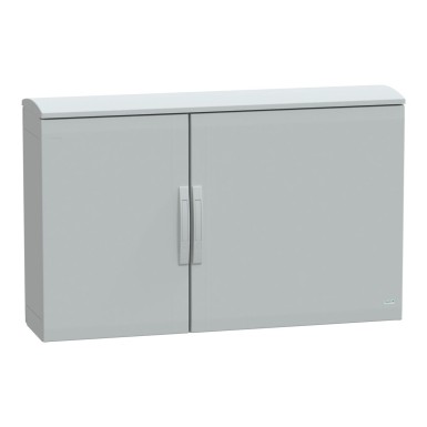 NSYPLAT7123G - Floor standing polyester enclosure, Thalassa PLA, plain door, ventilated canopy, 750x1250x320mm, IP44, IK10 - Schneider Electric - Floor standing polyester enclosure, Thalassa PLA, plain door, ventilated canopy, 750x1250x320mm, IP44, IK10 - Schneider Electric - 0