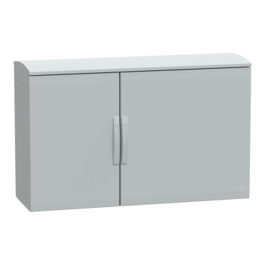 NSYPLAT7124G - Floor standing polyester enclosure, Thalassa PLA, plain door, ventilated canopy, 750x1250x420mm, IP44, IK10 - Schneider Electric - Floor standing polyester enclosure, Thalassa PLA, plain door, ventilated canopy, 750x1250x420mm, IP44, IK10 - Schneider Electric - 0