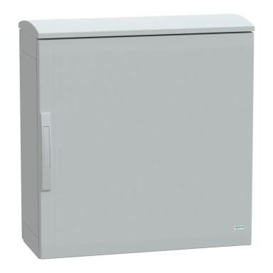 NSYPLAT773G - Floor standing polyester enclosure, Thalassa PLA, plain door, ventilated canopy, 750x750x320mm, IP44, IK10 - Schneider Electric - Floor standing polyester enclosure, Thalassa PLA, plain door, ventilated canopy, 750x750x320mm, IP44, IK10 - Schneider Electric - 0