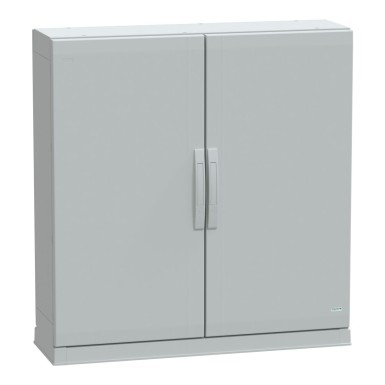 NSYPLAZ10103G - Floor standing polyester enclosure, Thalassa PLA, plain door, open bottom, 1000x1000x320mm, IP54, IK10 - Schneider Electric - Floor standing polyester enclosure, Thalassa PLA, plain door, open bottom, 1000x1000x320mm, IP54, IK10 - Schneider Electric - 0