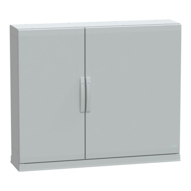 NSYPLAZ10123G - Floor standing polyester enclosure, Thalassa PLA, plain door, open bottom, 1000x1250x320mm, IP54, IK10 - Schneider Electric - Floor standing polyester enclosure, Thalassa PLA, plain door, open bottom, 1000x1250x320mm, IP54, IK10 - Schneider Electric - 0