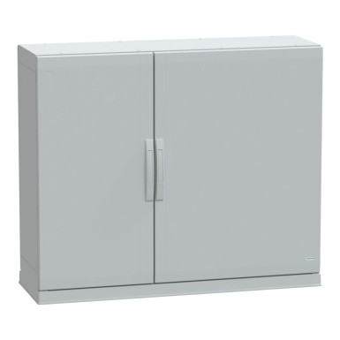 NSYPLAZ10124G - Floor standing polyester enclosure, Thalassa PLA, plain door, open bottom, 1000x1250x420mm, IP54, IK10 - Schneider Electric - Floor standing polyester enclosure, Thalassa PLA, plain door, open bottom, 1000x1250x420mm, IP54, IK10 - Schneider Electric - 0