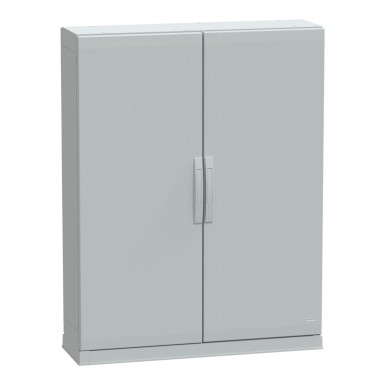 NSYPLAZ12103G - Floor standing polyester enclosure, Thalassa PLA, plain door, open bottom, 1250x1000x320mm, IP54, IK10 - Schneider Electric - Floor standing polyester enclosure, Thalassa PLA, plain door, open bottom, 1250x1000x320mm, IP54, IK10 - Schneider Electric - 0