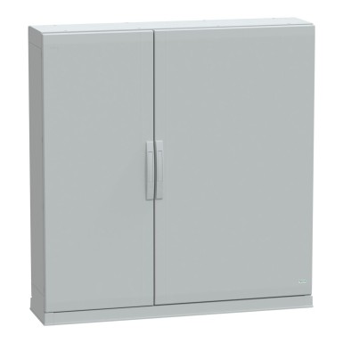 NSYPLAZ12123G - Floor standing polyester enclosure, Thalassa PLA, plain door, open bottom, 1250x1250x320mm, IP54, IK10 - Schneider Electric - Floor standing polyester enclosure, Thalassa PLA, plain door, open bottom, 1250x1250x320mm, IP54, IK10 - Schneider Electric - 0