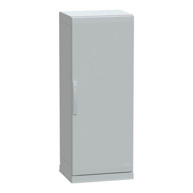 NSYPLAZ1254G - Floor standing polyester enclosure, Thalassa PLA, plain door, open bottom, 1250x500x420mm, IP54, IK10 - Schneider Electric - Floor standing polyester enclosure, Thalassa PLA, plain door, open bottom, 1250x500x420mm, IP54, IK10 - Schneider Electric - 0