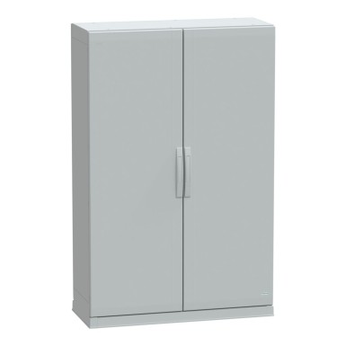 NSYPLAZ15104G - Floor standing polyester enclosure, Thalassa PLA, plain door, open bottom, 1500x1000x420mm, IP54, IK10 - Schneider Electric - Floor standing polyester enclosure, Thalassa PLA, plain door, open bottom, 1500x1000x420mm, IP54, IK10 - Schneider Electric - 0