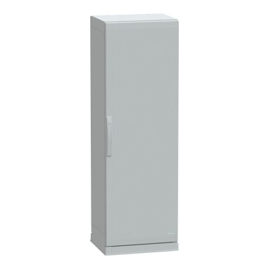 NSYPLAZ1554G - Floor standing polyester enclosure, Thalassa PLA, plain door, open bottom, 1500x500x420mm, IP54, IK10 - Schneider Electric - Floor standing polyester enclosure, Thalassa PLA, plain door, open bottom, 1500x500x420mm, IP54, IK10 - Schneider Electric - 0