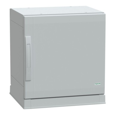 NSYPLAZ554G - Floor standing polyester enclosure, Thalassa PLA, plain door, open bottom, 500x500x420mm, IP54, IK10 - Schneider Electric - Floor standing polyester enclosure, Thalassa PLA, plain door, open bottom, 500x500x420mm, IP54, IK10 - Schneider Electric - 0