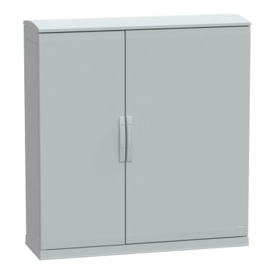 NSYPLAZT12124G - Floor standing polyester enclosure, Thalassa PLA, open bottom, ventilated canopy, 1250x1250x420mm, IP44, IK10 - Schneider Electric - Floor standing polyester enclosure, Thalassa PLA, open bottom, ventilated canopy, 1250x1250x420mm, IP44, IK10 - Schneider Electric - 0