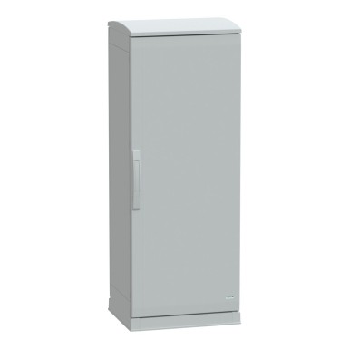 NSYPLAZT1254G - Floor standing polyester enclosure, Thalassa PLA, open bottom, ventilated canopy, 1250x500x420mm, IP44, IK10 - Schneider Electric - Floor standing polyester enclosure, Thalassa PLA, open bottom, ventilated canopy, 1250x500x420mm, IP44, IK10 - Schneider Electric - 0