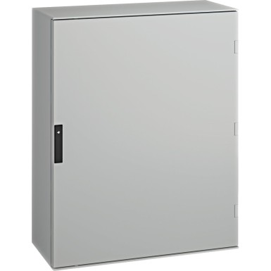 NSYPLM108BG - Wall mounted polyester enclosure, Thalassa PLM, plain door, with bakelite plate, 1056x852x350mm, IP66, IK10, RAL 7035 - Schneider Electric - Wall mounted polyester enclosure, Thalassa PLM, plain door, with bakelite plate, 1056x852x350mm, IP66, IK10, RAL 7035 - Schneider Electric - 0