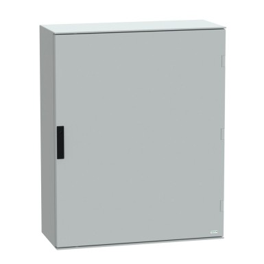 NSYPLM108G - Wall mounted polyester enclosure, Thalassa PLM, plain door, 1056x852x350mm, IP66, IK10, RAL 7035 - Schneider Electric - Wall mounted polyester enclosure, Thalassa PLM, plain door, 1056x852x350mm, IP66, IK10, RAL 7035 - Schneider Electric - 0