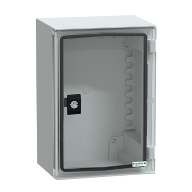 NSYPLM32TG - Wall mounted ABS + PC enclosure, Thalassa PLM, glazed door, 310x215x160mm, IP66, IK10, RAL 7035 - Schneider Electric - Wall mounted ABS + PC enclosure, Thalassa PLM, glazed door, 310x215x160mm, IP66, IK10, RAL 7035 - Schneider Electric - 0