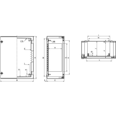 NSYPLMEX75 - Wallmounting enclosure black poliester monobloc IP66 H747xW536xD300mm ATEX - Schneider Electric - Wallmounting enclosure black poliester monobloc IP66 H747xW536xD300mm ATEX - Schneider Electric - 0