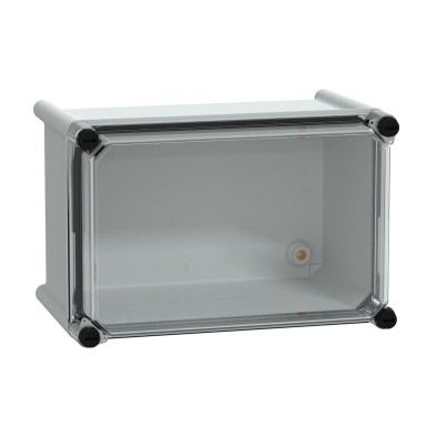 NSYPLS1827G - PLS box, polyester rear, transparent PC cover IP66 18x27x18cm - Schneider Electric - PLS box, polyester rear, transparent PC cover IP66 18x27x18cm - Schneider Electric - 0