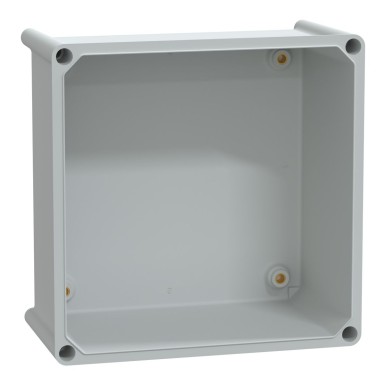 NSYPLS2727AG - PLS box, polyester rear, transparent PC cover IP66 27x27x23cm - Schneider Electric - PLS box, polyester rear, transparent PC cover IP66 27x27x23cm - Schneider Electric - 1