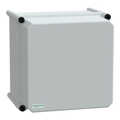 NSYPLSC2727AG - PLS box, polyester rear, opaque PC cover IP66 27x27x23cm - Schneider Electric - PLS box, polyester rear, opaque PC cover IP66 27x27x23cm - Schneider Electric - 0