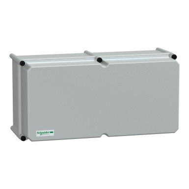 NSYPLSC2754AG - PLS box, polyester rear, opaque PC cover IP66 27x54x23cm - Schneider Electric - PLS box, polyester rear, opaque PC cover IP66 27x54x23cm - Schneider Electric - 0