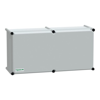 NSYPLSC2754G - PLS box, polyester rear, opaque PC cover IP66 27x54x18cm - Schneider Electric - PLS box, polyester rear, opaque PC cover IP66 27x54x18cm - Schneider Electric - 0