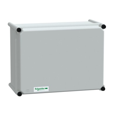 NSYPLSP2736G - PLS box, polyester rear, polyester cover IP66 27x36x18cm - Schneider Electric - PLS box, polyester rear, polyester cover IP66 27x36x18cm - Schneider Electric - 0