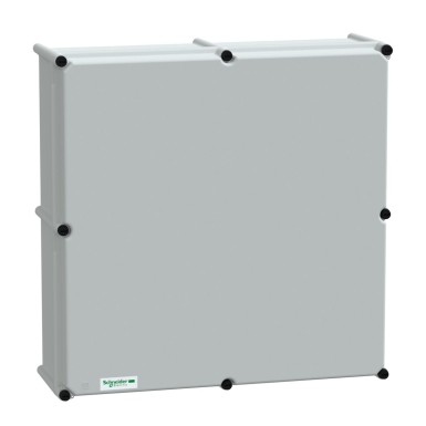 NSYPLSP5454G - PLS box, polyester rear, polyester cover IP66 54x54x18cm - Schneider Electric - PLS box, polyester rear, polyester cover IP66 54x54x18cm - Schneider Electric - 0