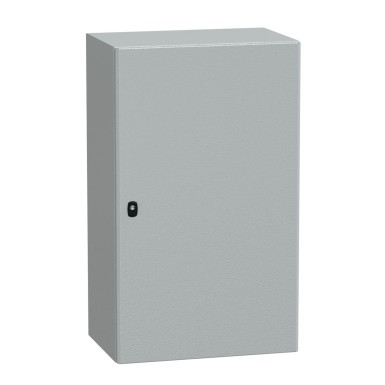 NSYS3D10640 - Wall mounted steel enclosure, Spacial S3D, plain door, without mounting plate, 1000x600x400mm, IP66, IK10 - Schneider Electric - Wall mounted steel enclosure, Spacial S3D, plain door, without mounting plate, 1000x600x400mm, IP66, IK10 - Schneider Electric - 0