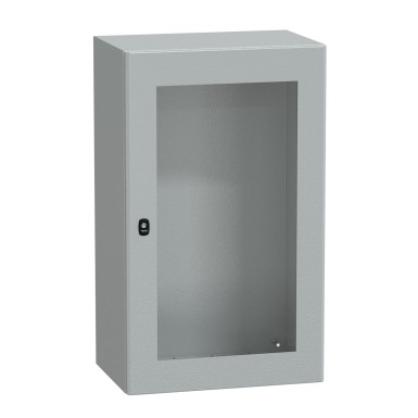 NSYS3D10640T - Wall mounted steel enclosure, Spacial S3D, transparent door, without mounting plate, 1000x600x400mm, IP66, IK08 - Schneider Electric - Wall mounted steel enclosure, Spacial S3D, transparent door, without mounting plate, 1000x600x400mm, IP66, IK08 - Schneider Electric - 0