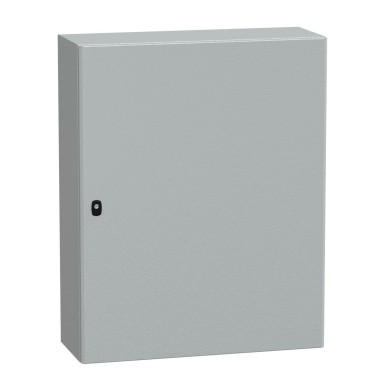 NSYS3D10830P - Wall mounted steel enclosure, Spacial S3D, plain door, with mounting plate, 1000x800x300mm, IP66, IK10 - Schneider Electric - Wall mounted steel enclosure, Spacial S3D, plain door, with mounting plate, 1000x800x300mm, IP66, IK10 - Schneider Electric - 0