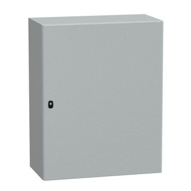 NSYS3D10840P - Wall mounted steel enclosure, Spacial S3D, plain door, with mounting plate, 1000x800x400mm, IP66, IK10 - Schneider Electric - Wall mounted steel enclosure, Spacial S3D, plain door, with mounting plate, 1000x800x400mm, IP66, IK10 - Schneider Electric - 0