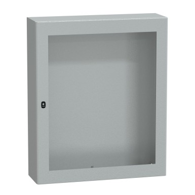 NSYS3D121030T - Wall mounted steel enclosure, Spacial S3D, transparent door, without mounting plate, 1200x1000x300mm, IP66, IK08 - Schneider Electric - Wall mounted steel enclosure, Spacial S3D, transparent door, without mounting plate, 1200x1000x300mm, IP66, IK08 - Schneider Electric - 0