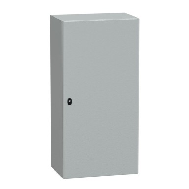 NSYS3D12640 - Wall mounted steel enclosure, Spacial S3D, plain door, without mounting plate, 1200x600x400mm, IP66, IK10 - Schneider Electric - Wall mounted steel enclosure, Spacial S3D, plain door, without mounting plate, 1200x600x400mm, IP66, IK10 - Schneider Electric - 0