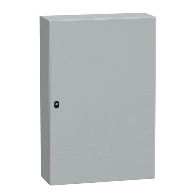 NSYS3D12830P - Wall mounted steel enclosure, Spacial S3D, plain door, with mounting plate, 1200x800x300mm, IP66, IK10 - Schneider Electric - Wall mounted steel enclosure, Spacial S3D, plain door, with mounting plate, 1200x800x300mm, IP66, IK10 - Schneider Electric - 0