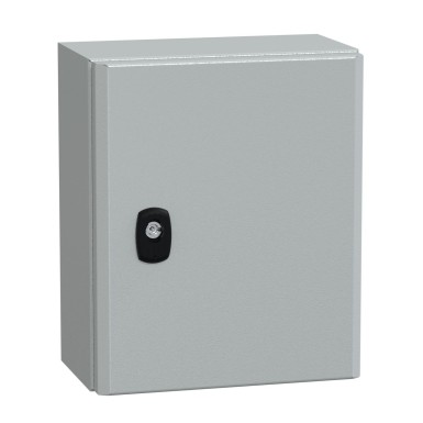 NSYS3D32515 - Wall mounted steel enclosure, Spacial S3D, plain door, without mounting plate, 300x250x150mm, IP66, IK10 - Schneider Electric - Wall mounted steel enclosure, Spacial S3D, plain door, without mounting plate, 300x250x150mm, IP66, IK10 - Schneider Electric - 0