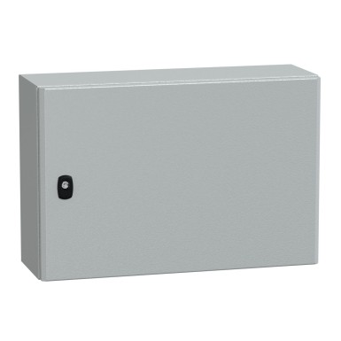 NSYS3D4620P - Wall mounted steel enclosure, Spacial S3D, plain door, with mounting plate, 400x600x200mm, IP66, IK10 - Schneider Electric - Wall mounted steel enclosure, Spacial S3D, plain door, with mounting plate, 400x600x200mm, IP66, IK10 - Schneider Electric - 0