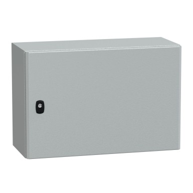 NSYS3D4625 - Wall mounted steel enclosure, Spacial S3D, plain door, without mounting plate, 400x600x250mm, IP66, IK10 - Schneider Electric - Wall mounted steel enclosure, Spacial S3D, plain door, without mounting plate, 400x600x250mm, IP66, IK10 - Schneider Electric - 0