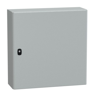 NSYS3D6620P - Wall mounted steel enclosure, Spacial S3D, plain door, with mounting plate, 600x600x200mm, IP66, IK10 - Schneider Electric - Wall mounted steel enclosure, Spacial S3D, plain door, with mounting plate, 600x600x200mm, IP66, IK10 - Schneider Electric - 0