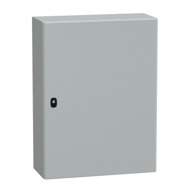 NSYS3D8625 - Wall mounted steel enclosure, Spacial S3D, plain door, without mounting plate, 800x600x250mm, IP66, IK10 - Schneider Electric - Wall mounted steel enclosure, Spacial S3D, plain door, without mounting plate, 800x600x250mm, IP66, IK10 - Schneider Electric - 0