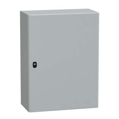 NSYS3D8630P - Wall mounted steel enclosure, Spacial S3D, plain door, with mounting plate, 800x600x300mm, IP66, IK10 - Schneider Electric - Wall mounted steel enclosure, Spacial S3D, plain door, with mounting plate, 800x600x300mm, IP66, IK10 - Schneider Electric - 0