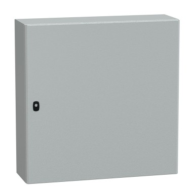 NSYS3D8825P - Wall mounted steel enclosure, Spacial S3D, plain door, with mounting plate, 800x800x250mm, IP66, IK10 - Schneider Electric - Wall mounted steel enclosure, Spacial S3D, plain door, with mounting plate, 800x800x250mm, IP66, IK10 - Schneider Electric - 0