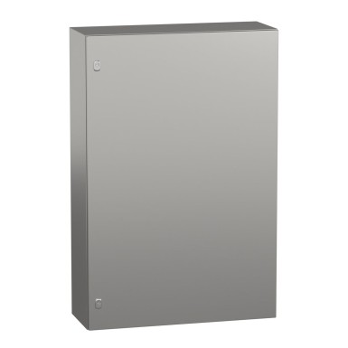 NSYS3X12830 - Wall mounted enclosure, Spacial S3X, stainless steel 304L, plain door, 1200x800x300mm, IP66 - Schneider Electric - Wall mounted enclosure, Spacial S3X, stainless steel 304L, plain door, 1200x800x300mm, IP66 - Schneider Electric - 0