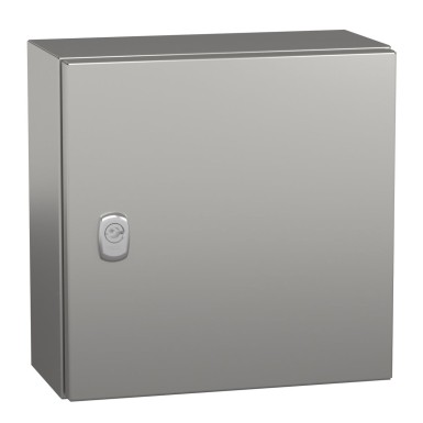 NSYS3X3315 - Wall mounted enclosure, Spacial S3X, stainless steel 304L, plain door, 300x300x150mm, IP66 - Schneider Electric - Wall mounted enclosure, Spacial S3X, stainless steel 304L, plain door, 300x300x150mm, IP66 - Schneider Electric - 0