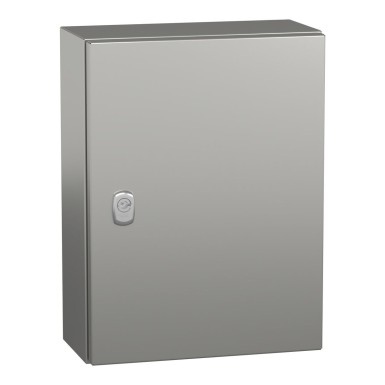 NSYS3X4315H - Wall mounted enclosure, Spacial S3X, stainless steel 316L, plain door, 400x300x150mm, IP66 - Schneider Electric - Wall mounted enclosure, Spacial S3X, stainless steel 316L, plain door, 400x300x150mm, IP66 - Schneider Electric - 0