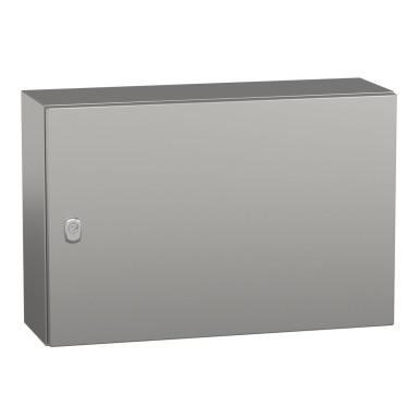 NSYS3X4620 - Wall mounted enclosure, Spacial S3X, stainless steel 304L, plain door, 400x600x200mm, IP66 - Schneider Electric - Wall mounted enclosure, Spacial S3X, stainless steel 304L, plain door, 400x600x200mm, IP66 - Schneider Electric - 0