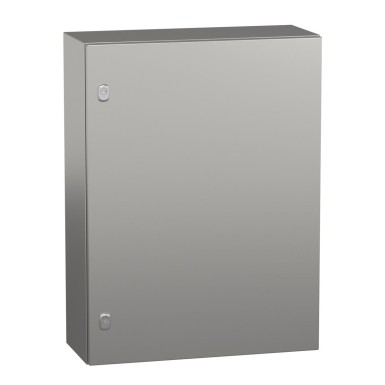 NSYS3X8625 - Wall mounted enclosure, Spacial S3X, stainless steel 304L, plain door, 800x600x250mm, IP66 - Schneider Electric - Wall mounted enclosure, Spacial S3X, stainless steel 304L, plain door, 800x600x250mm, IP66 - Schneider Electric - 0