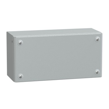 NSYSBM153012 - Metal industrial box plain door H150xW300xD120 IP66 IK10 RAL 7035 - Schneider Electric - Metal industrial box plain door H150xW300xD120 IP66 IK10 RAL 7035 - Schneider Electric - 0