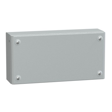 NSYSBM15308 - Metal industrial box plain door H150xW300xD80 IP66 IK10 RAL 7035 - Schneider Electric - Metal industrial box plain door H150xW300xD80 IP66 IK10 RAL 7035 - Schneider Electric - 0