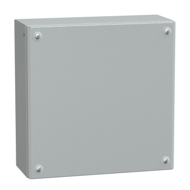 NSYSBM303012 - Metal industrial box plain door H300xW300xD120 IP66 IK10 RAL 7035 - Schneider Electric - Metal industrial box plain door H300xW300xD120 IP66 IK10 RAL 7035 - Schneider Electric - 0